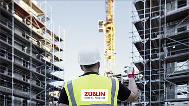 ZÜBLIN medewerker op de werf 